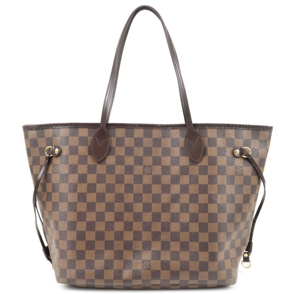 Damier Ebene Neverfull MM Tote Bag Hand Bag - Picture 1 of 9